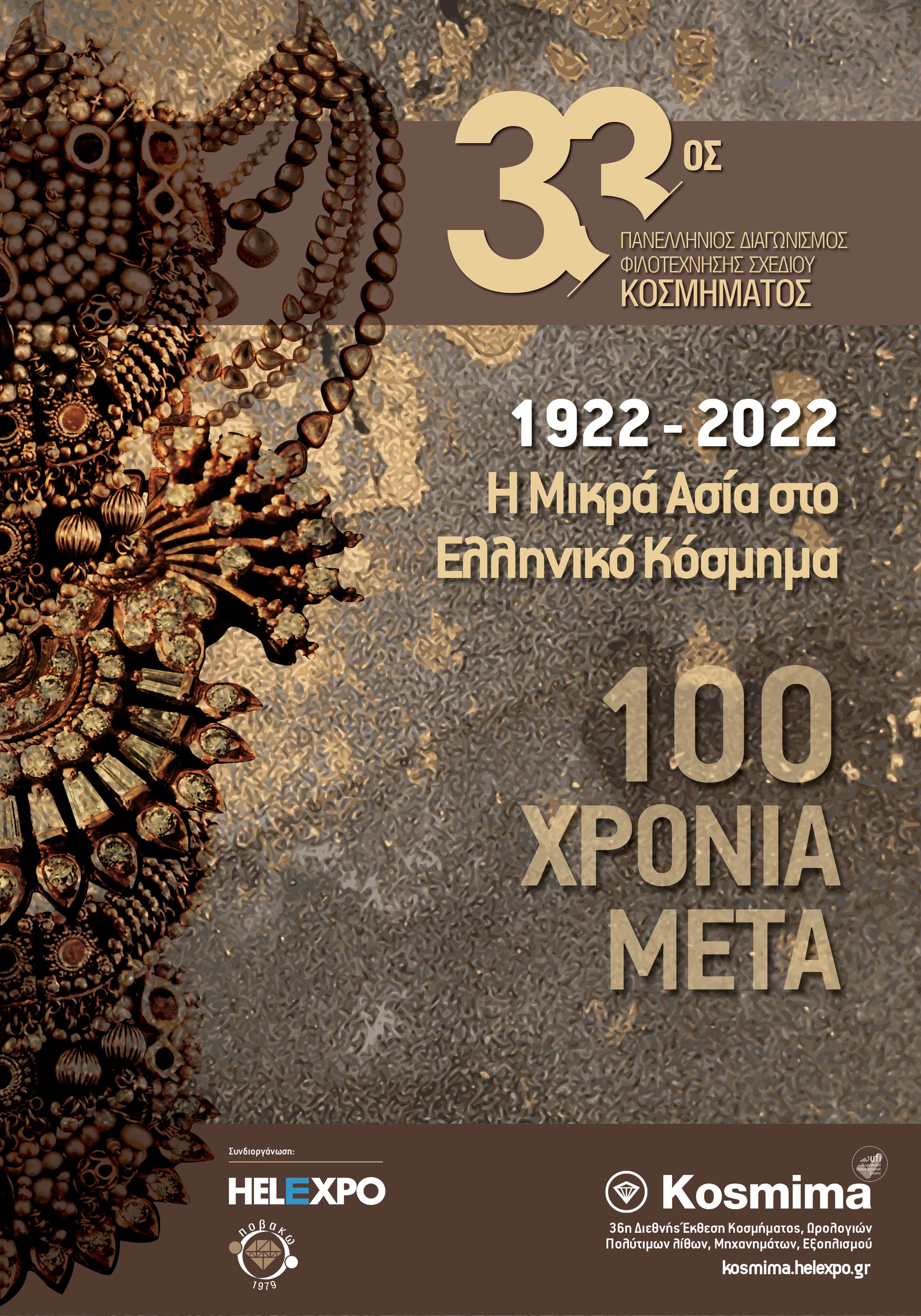 Αποτελέσματα 33ου Πανελλήνιου Διαγωνισμού Φιλοτέχνησης Σχεδίου Κοσμήματος